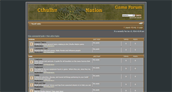 Desktop Screenshot of forum.cthulhunation.co.uk
