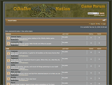 Tablet Screenshot of forum.cthulhunation.co.uk